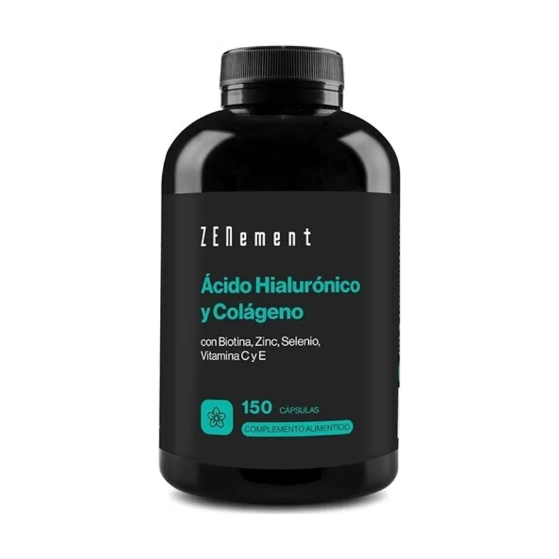 Acido Hialuronico Y Colageno Con Biotina Zinc Selenio Vit C
