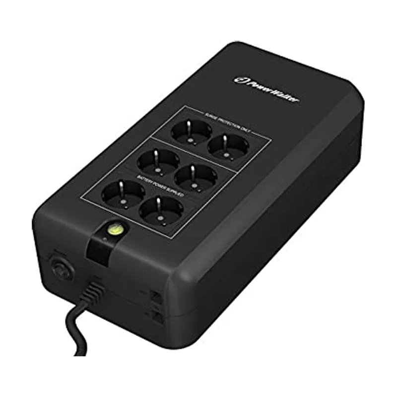 VFD 800 APFC sistema de alimentación ininterrumpida UPS En espera Fuera línea o Standby Offline 0,8 kVA 420 W 6 salidas AC