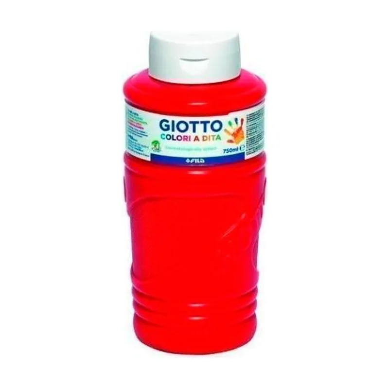 Pintura de dedos de 750 ml Rojo
