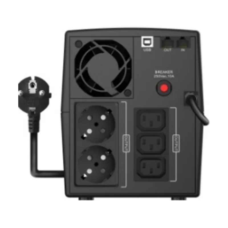 Atlantis Land A03-HP1503 sistema de alimentación ininterrumpida UPS Línea interactiva 1,2 kVA 720 W 5 salidas AC