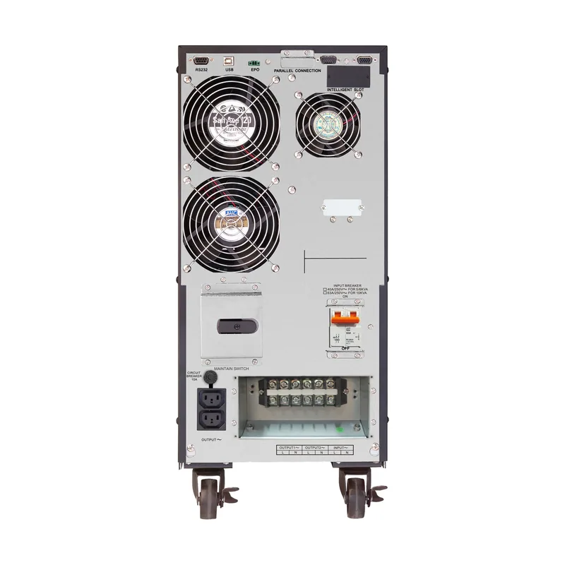 Atlantis Land Server Tower HE10000 sistema de alimentación ininterrumpida UPS Doble conversión en línea 10 kVA 10000 W 2 salidas AC