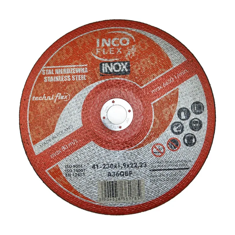 Disco abrasivo para corte