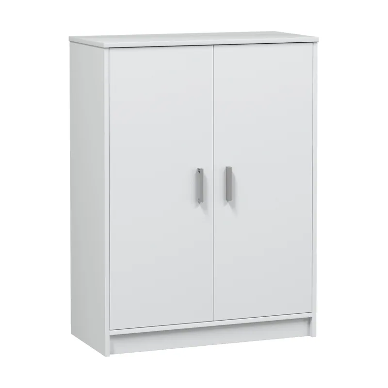 Forés Armario Zapatero Basic 2 Puertas 6 baldas Blanco 101x75x36 cm