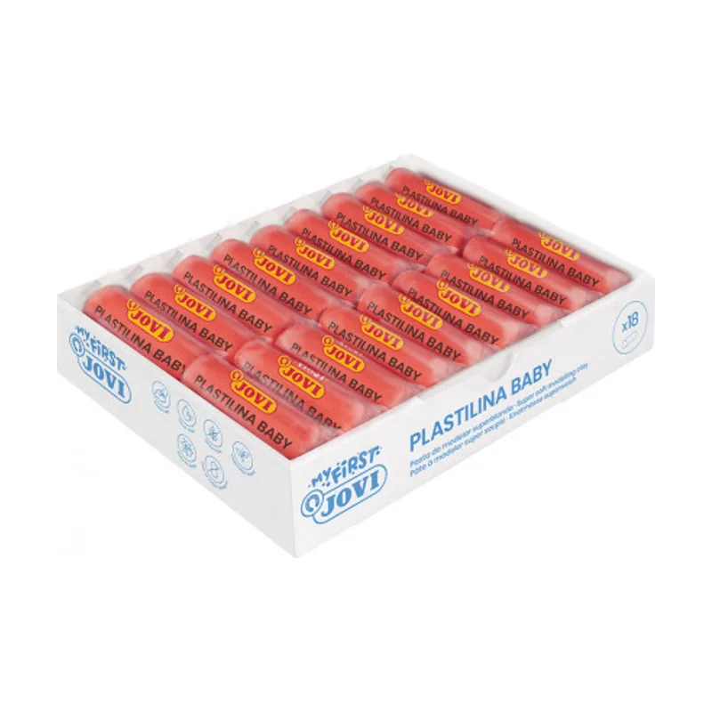 My first plastilina baby caja 18 pastillas pasta para modelar súper blanda 38 g rojo new 37005