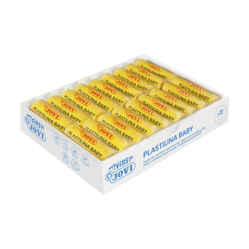 My first plastilina baby caja 18 pastillas pasta para modelar súper blanda 38 g amarillo new 37002
