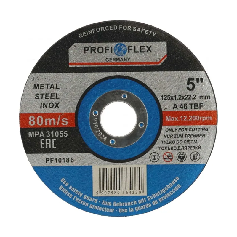 Discos de corte 125 x 1,2 mm