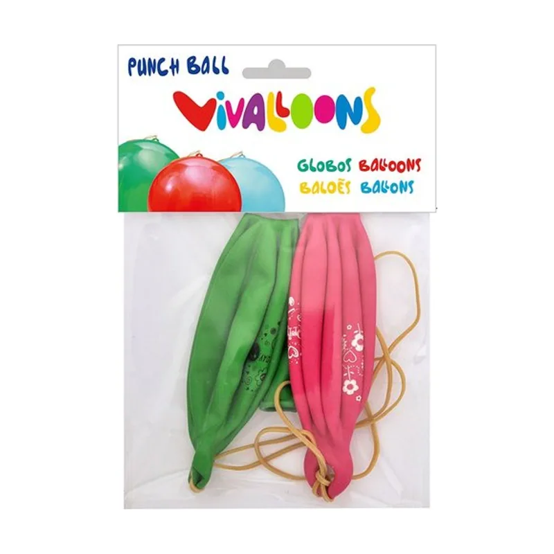 Globos punch ball diseños surtidos bolsa 2
