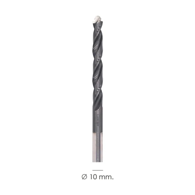Broca hss metal head ø 10,00 mm. tecnologia pec 3 filos corte