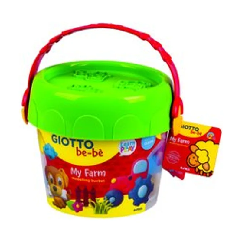 Pasta bebe cofre granja jugar + accesorios 8 blíster plastilina 50gr