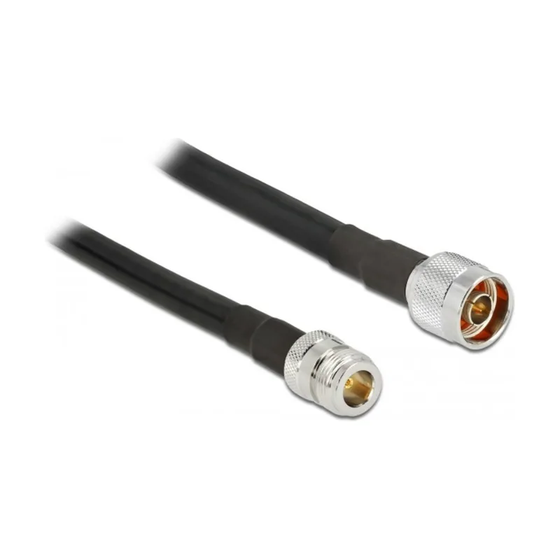 Cable de antena de macho N > hembra N CFD400 LLC400 10 m de baja pérdida impermeable