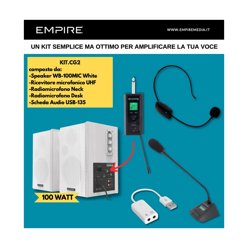 Media KIT.CG2 sistema para micrófono