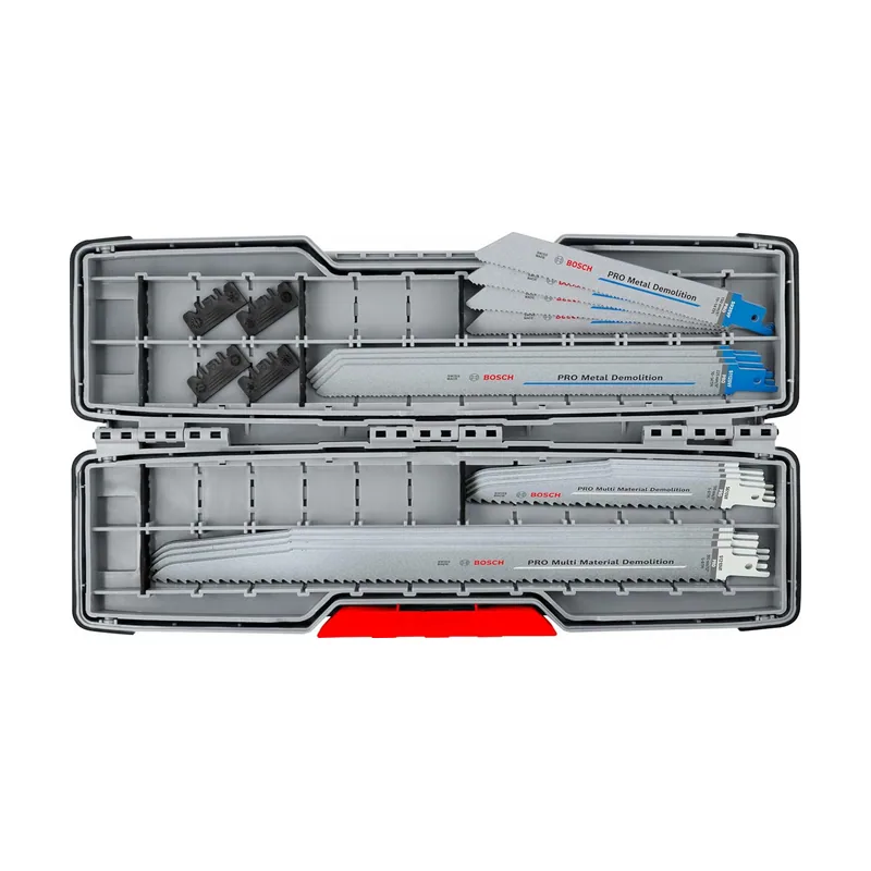 16x Set de hojas de sierra sable PRO Tough Box Demolition