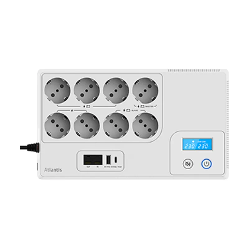 Atlantis Land OnePower 2100U sistema de alimentación ininterrumpida UPS Línea interactiva 1 kVA 600 W 8 salidas AC
