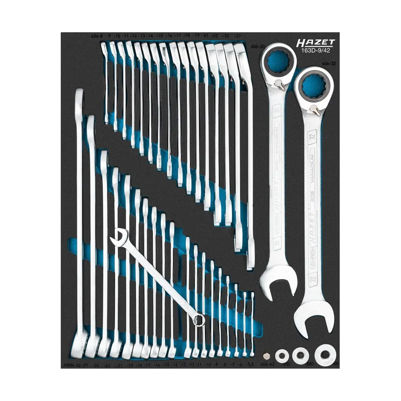 Juego de llaves de tubo 163D-9/42