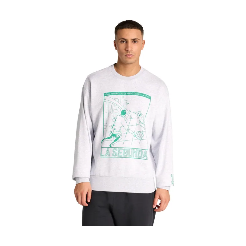 Sudadera de cuello redondo Real Madrid Heritage M9487