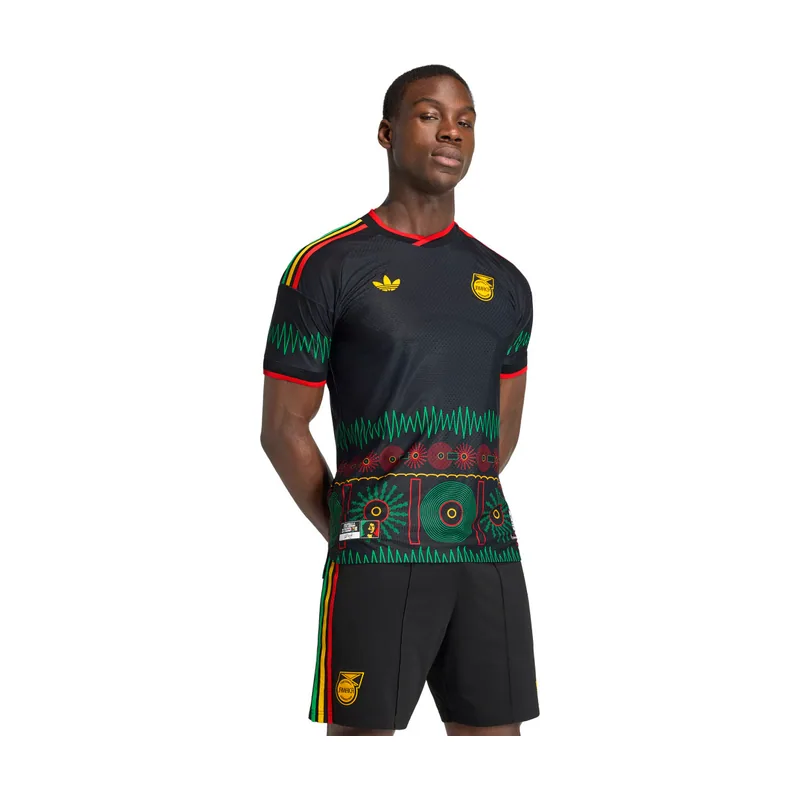 Camiseta de la segunda equipación Jamaica 26 x Bob Marley Oficial GE971