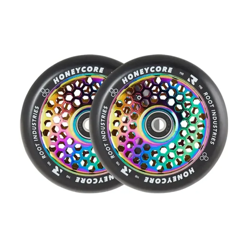 Ruedas Patinete Root Honeycore Negro 110mm 2 Piezas Neochrome