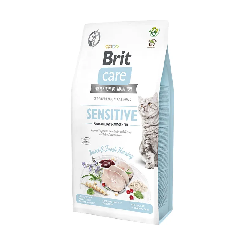 Care Cat Grain-Free Insect Food Allergy Managemen