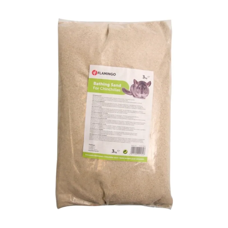 3 kg Arena de baño para chinchillas y jerbos