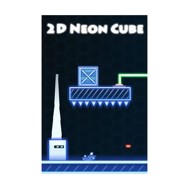 2D Neon Cube PC