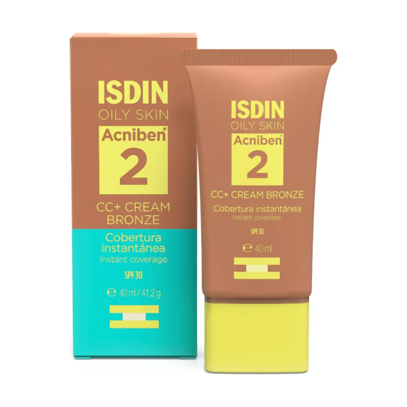 ISDIN Acniben 2 Cc+ Cream Bronze Spf30 40 Ml