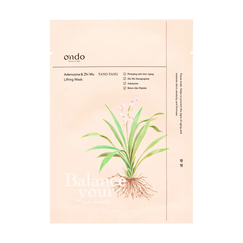 Ondo Beauty 36.5 Adenosine & Zhi Mu Lifting Mask Tang-Tang 25g