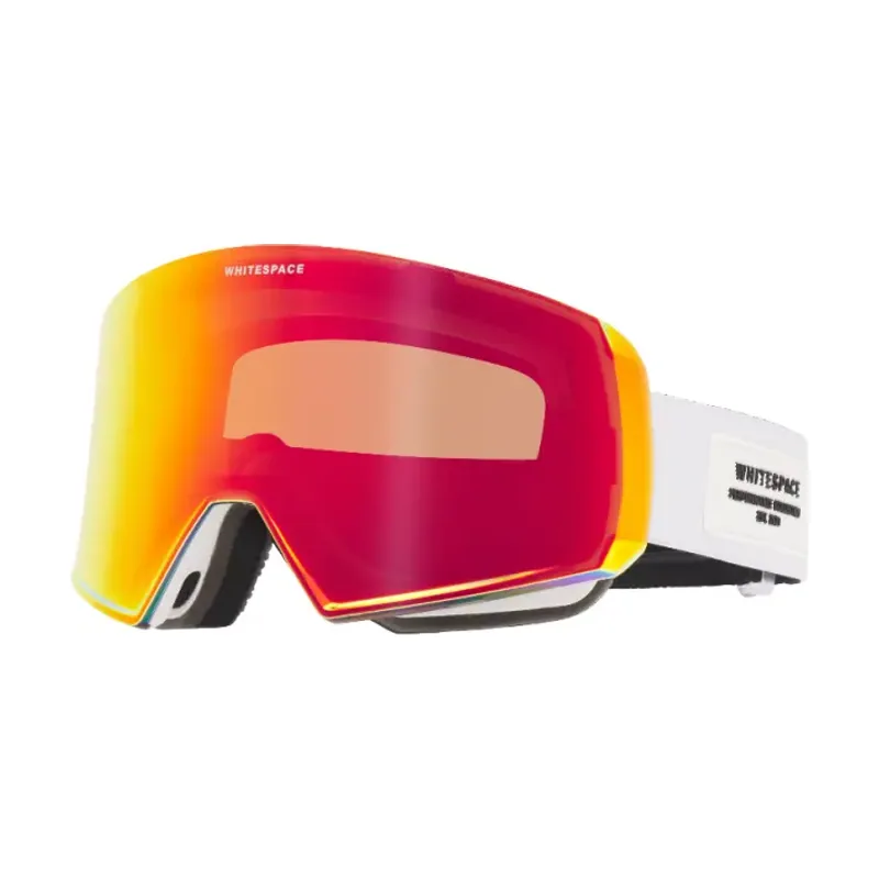 MD Icon Gafas de esqui White/Fire Lens
