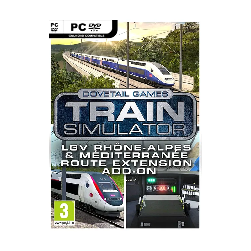 Train Simulator: LGV Rhône-Alpes & Méditerranée Route Extension (DLC) PC