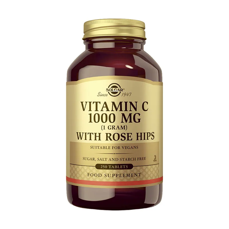 Solgar VITAMINA C 1000mg cápsulas vegetales 250 u