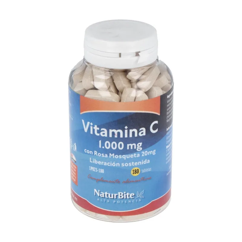 Vitamina C Con Rosa Mosqueta 20mg 180caps