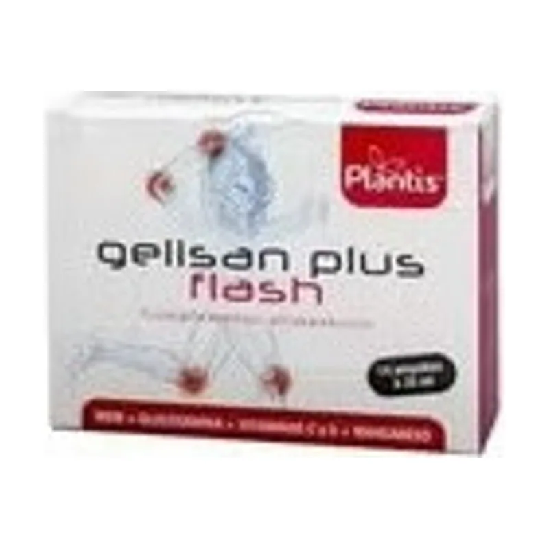 Plantis Gelisan Plus Flash Glucosamina + Curcuma + Msm 14 Ampollas
