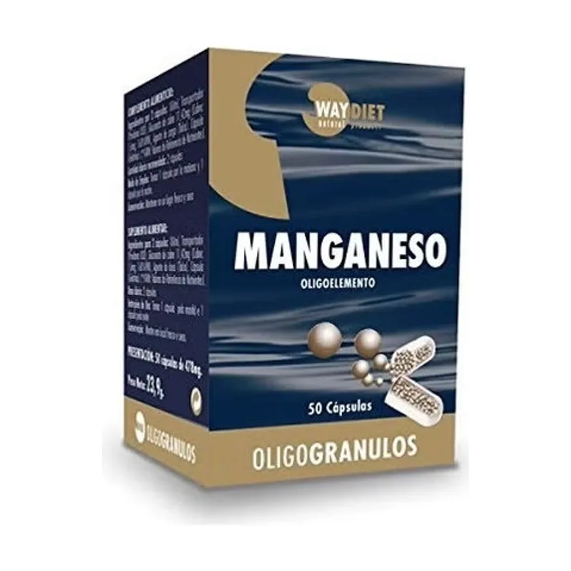 Natural Manganeso Oligo Gránulos 50caps
