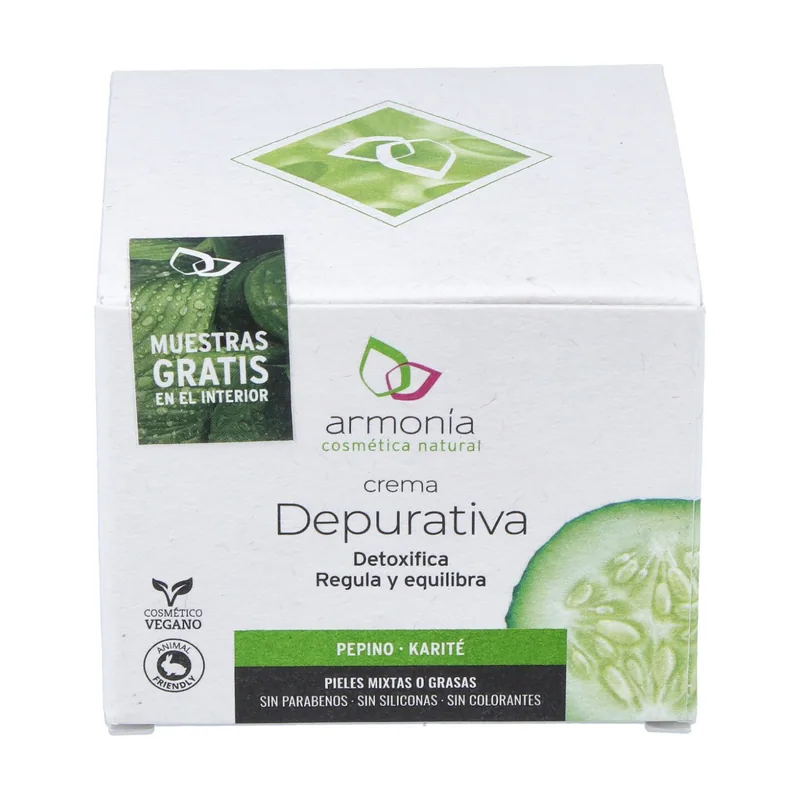 Crema Facial Pepino Depurativa 50ml