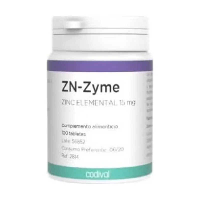 Zn-zyme 15mg 100comp