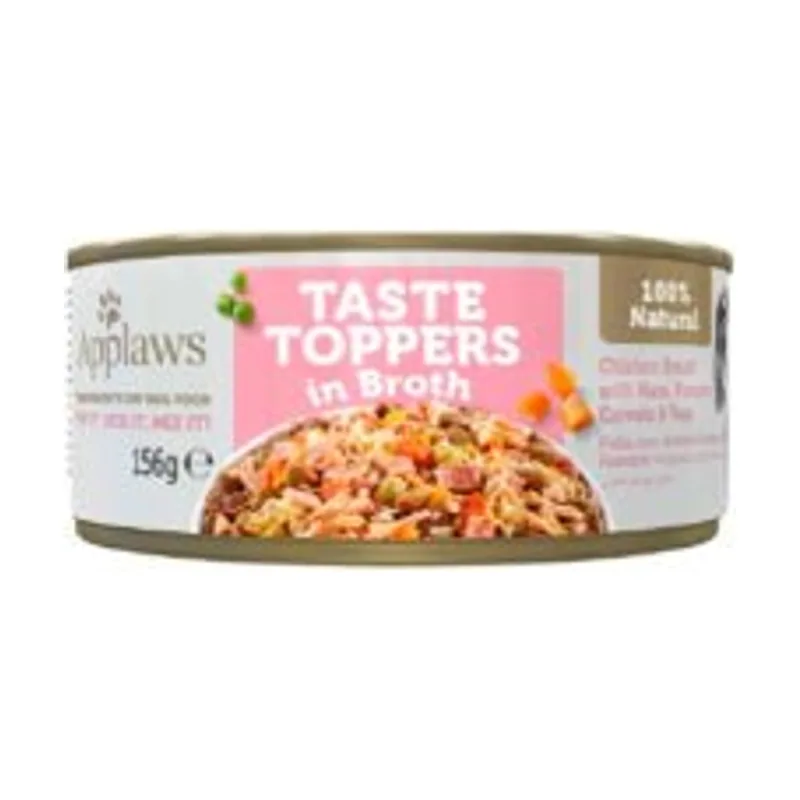 Applaws Topper Pollo en Caldo Comida Húmeda 12 x