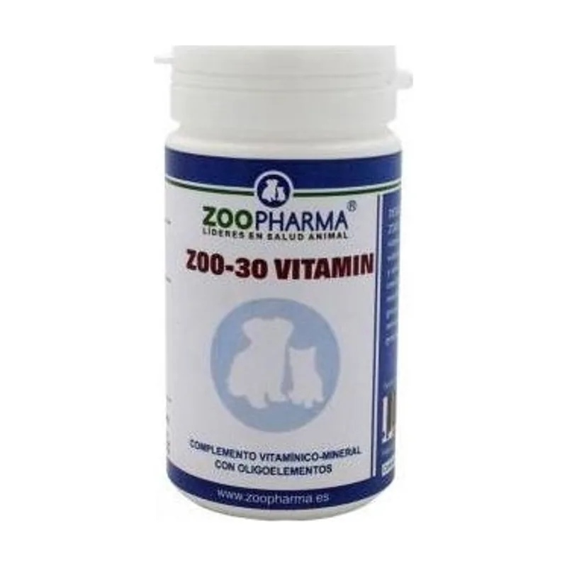 Zoo-30 Vitamins Perros y Gatos 30comp