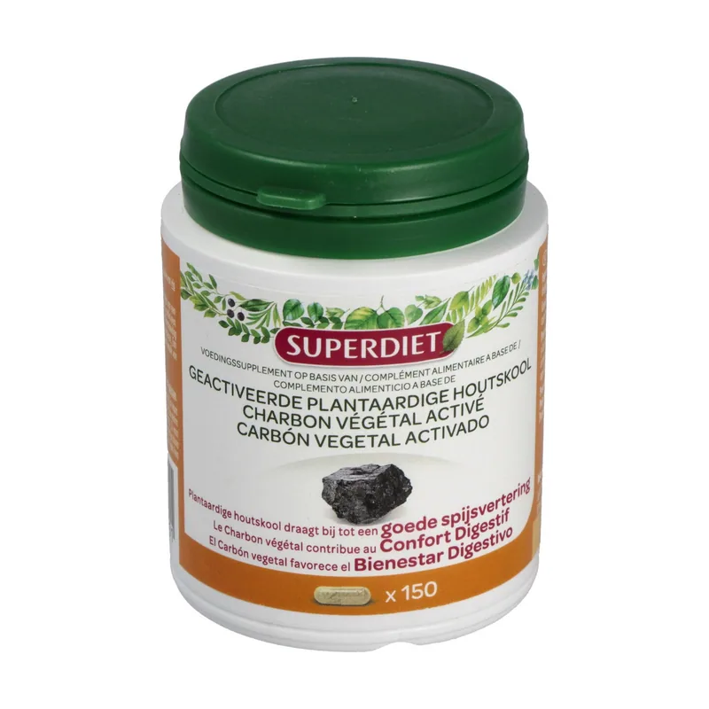 Carbon Vegetal Activado 150cap. Agbio
