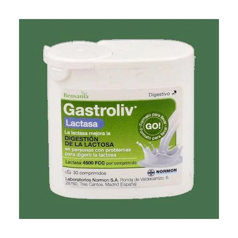 Bensania Gastroliv Lactasa 4500 30 Comp