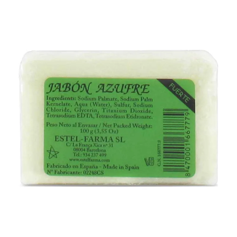 Jabón Azufre Fuerte 10% 100g
