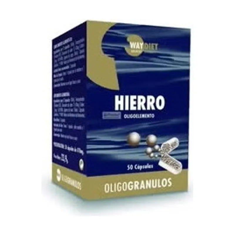 Natural Hierro Oligogranulos 50caps