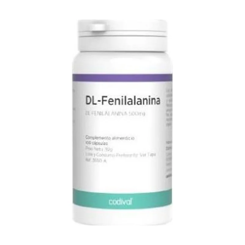 Dl-fenilalanina Phenylalanine 500mg 100caps