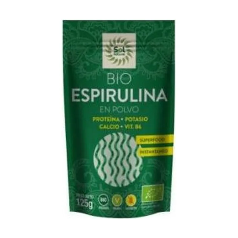 Espirulina Polvo Bio S/g Vegan 125g