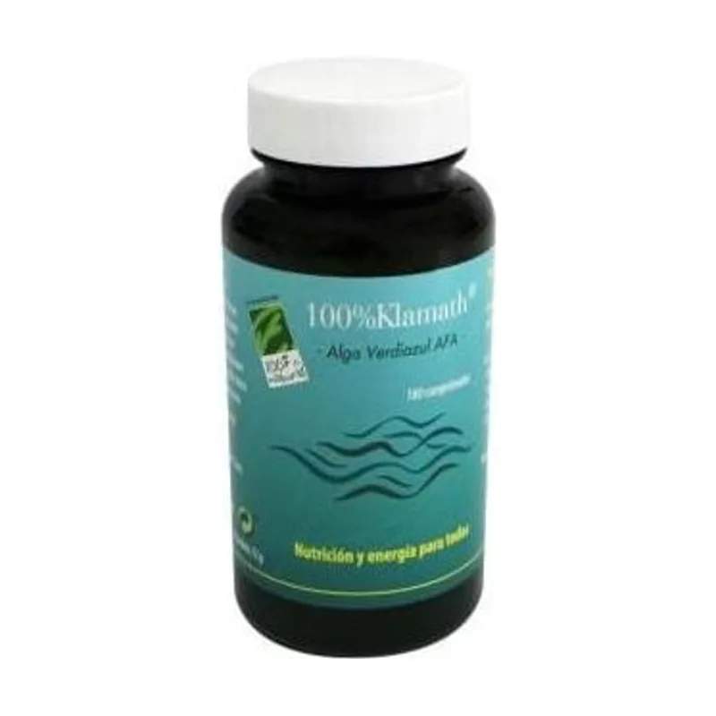 100% Natural Klamath Alga Verdiazul Afa 180comp