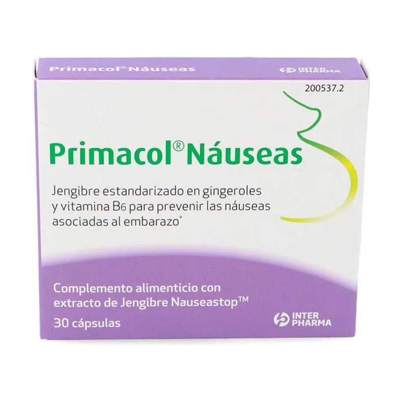 Primacol Nauseas 30 Caps - Interpharma