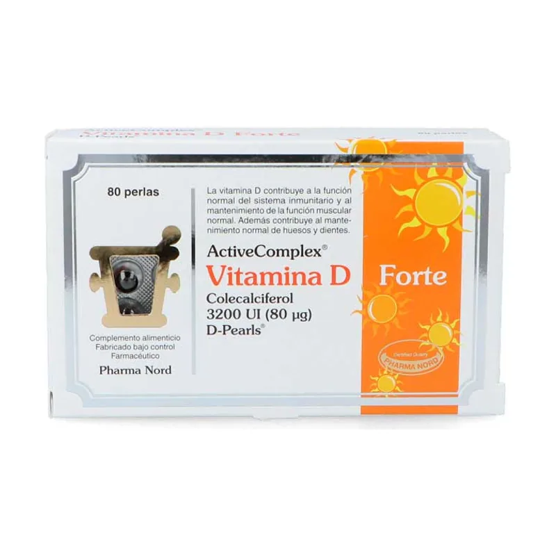 Activecomplex Vitamina D 3200ui 80 Perlas