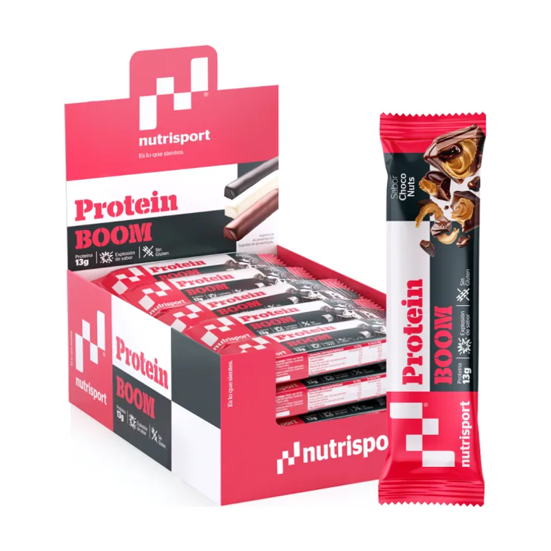 Protein Boom Barritas Chocopeanuts 24ud. - Nutrisport