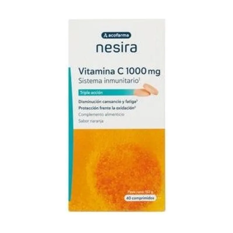 Vitamina C 1000mg 40comp Eferv