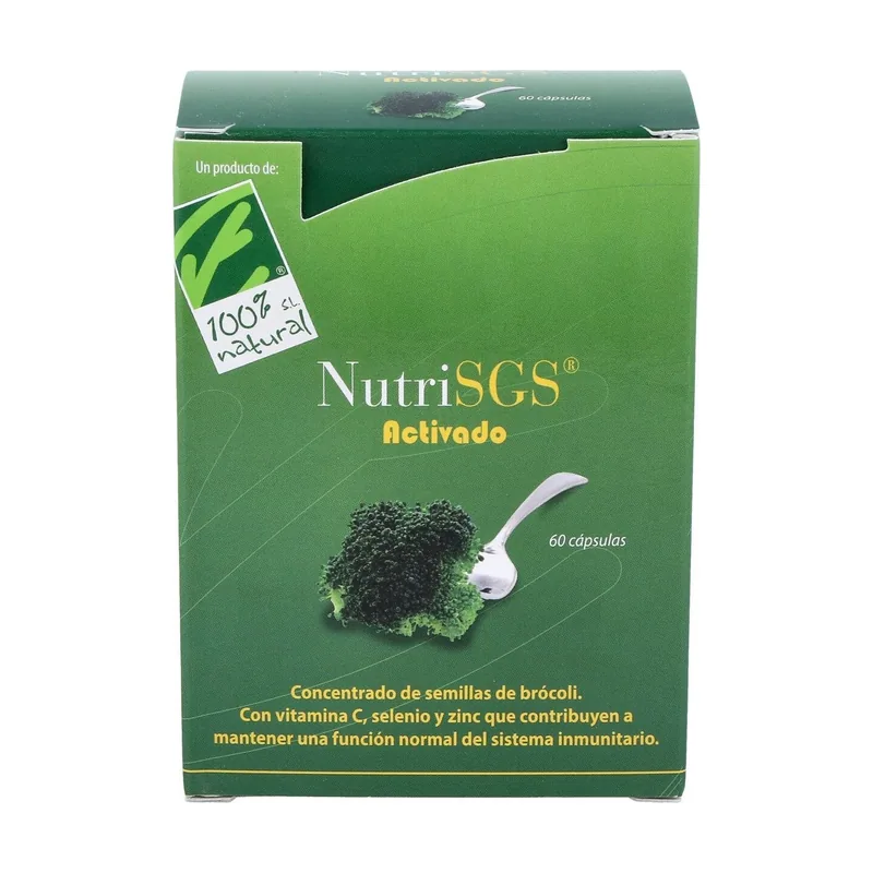 100% Natural Nutrisgs 60 Vcaps