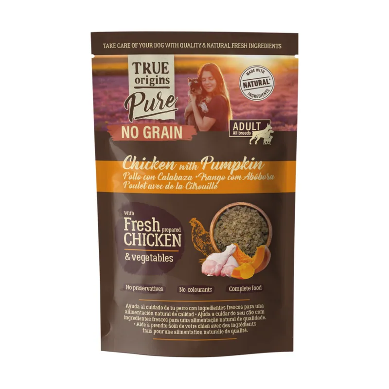 300 g Pure Pollo con Calabaza sobre