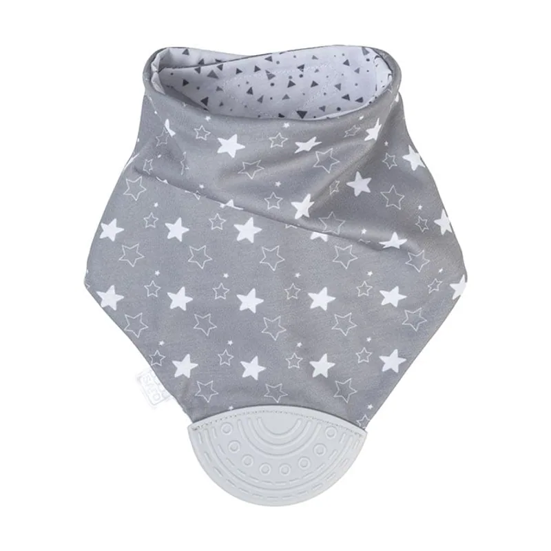 Baby Bandana Reversible con Mordedor